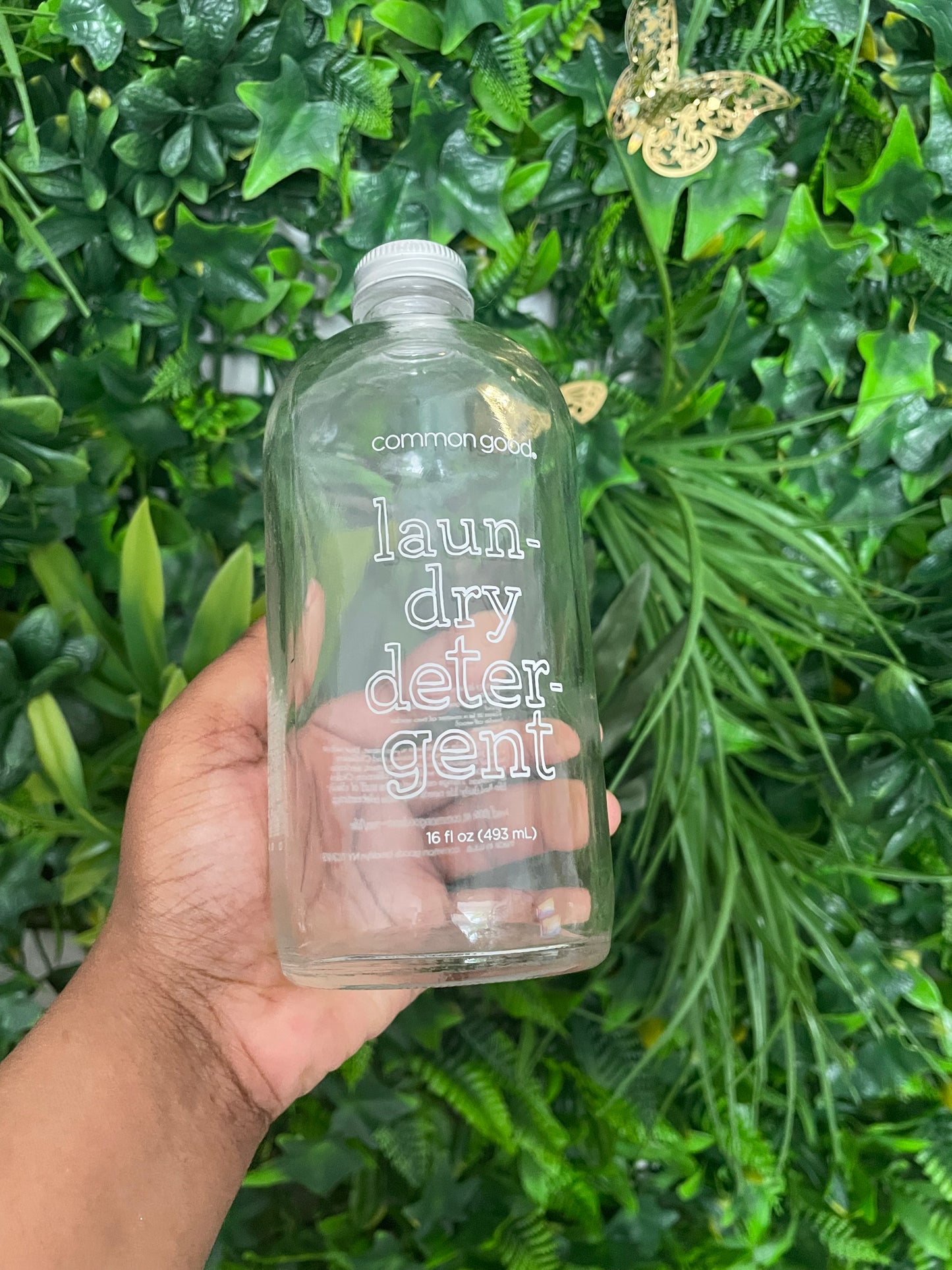 Laundry Detergent Glass Bottle