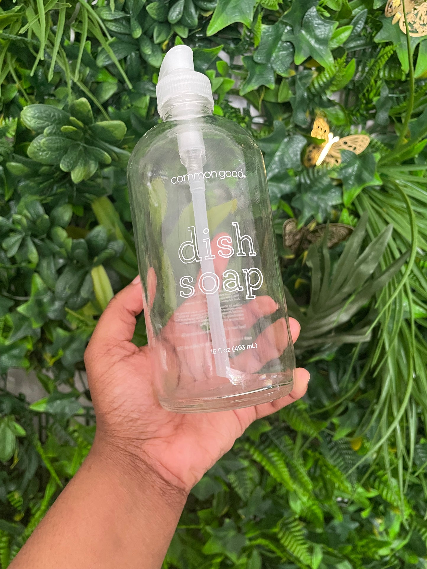 Dish Soap Glass Bottle